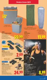Catálogo Lidl semana 40 Página 13: Crivit plantillas para correr €2,69, Crivit prismáticos 10x42 €24,99