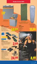 Catálogo Lidl semana 40 Página 13: Crivit plantillas para correr €2,69, Crivit prismáticos 10x42 €24,99
