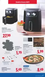 Catálogo Lidl semana 40 Página 17: Silvercrest moldes / bandejas €8,49, Silvercrest set de protectores de sartenes €1,79