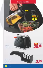 Catálogo Lidl semana 40 Página 18: Silvercrest afilador de cuchillos €2,99, Masterpro botella de aceite 2 en 1 €4,49