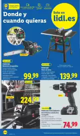 Catálogo Lidl semana 40 Página 2: Parkside performance atornilladora taladradora recargable 20 v €74,99