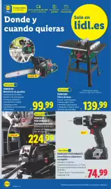 Catálogo Lidl semana 40 Página 2: Parkside performance atornilladora taladradora recargable 20 v €74,99