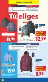 Catálogo Lidl semana 40 Página 20: Esmara chaqueta adulto €12,99, Lupilu chaqueta junior €9,99