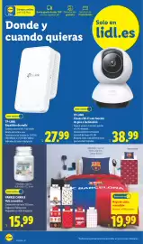 Catálogo Lidl semana 40 Página 4: Tp-link repetidor de malla €27,99, Ropa de cama reversible €19,99