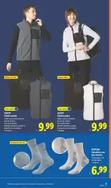 Catálogo Lidl semana 40 Página 5: Icepeak calcetines con lana merina €6,99, Crivit chaleco polar €9,99