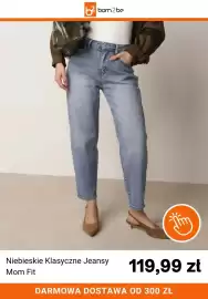 Born2be gazetka tydzień 39 Strona 11: Niebieskie Klasyczne Jeansy Mom Fit €119,99