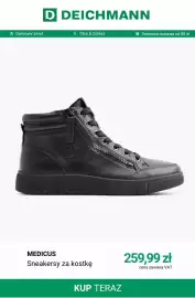 Deichmann gazetka tydzień 39 Strona 12: Sneakersy za kostkę Medicus €259,99