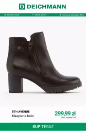 Deichmann gazetka tydzień 39 Strona 2: Klasyczne botki 5th Avenue €299,99