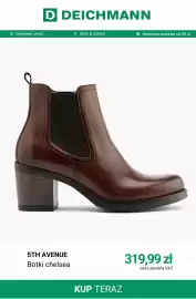Deichmann gazetka tydzień 39 Strona 3: Botki chelsea 5th Avenue €319,99