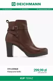 Deichmann gazetka tydzień 39 Strona 5: Klasyczne botki 5th Avenue €299,99