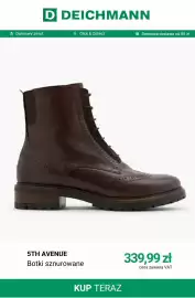 Deichmann gazetka tydzień 39 Strona 7: Botki sznurowane 5th Avenue €339,99