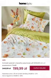 Home&You gazetka tydzień 39 Strona 7: home &you sale Komplet pościeli z bawełny satynowej Lefi 200x220 cm z 2 poszewkami