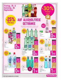 Sutterlüty Flugblatt woche 39 Seite 15: Active O2 €1,29, Gatorade Blue Bolt oder Glacier Freeze Zero €1,59
