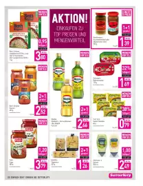Sutterlüty Flugblatt woche 39 Seite 17: Hellmann's Saucen €2,49, Delamaris Makrelensalat €1,69