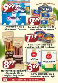 Delikatesy Paleo gazetka Strona 1: 999 99 timel Actimel Uklad odpornościowy" Actimel 8 x 100 g różne smaki, Danone