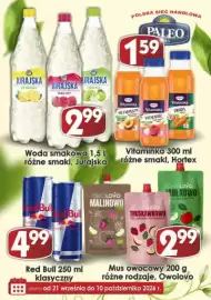 Delikatesy Paleo gazetka Strona 9: JURAJSKA 16 JURAJSKA HALINY 廬 JURAJSKA 2.99 Woda smakowa 1,5 L różne smaki, Jurajska
