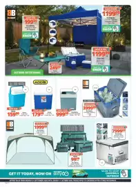 Checkers Hyper catalogue Page 18: Addis Cool Cat Cooler Box €179,99, BushBaby Portable Camping Fridge €999,99