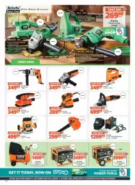 Checkers Hyper catalogue Page 2: Schultz Impact Drill €349,99, Schultz Mouse Sander €269,99