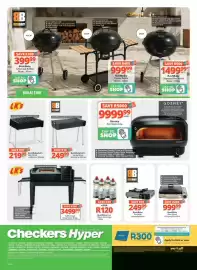 Checkers Hyper catalogue Page 20: BushBaby/LK's Mini Braai €219,99, LK's Large Entertainer Braai €3.499,99