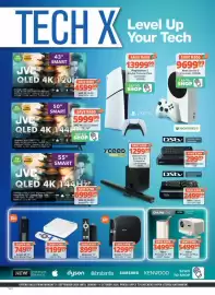 Checkers Hyper catalogue Page 8: JVC 4K QLED Smart TV - 43" €4.599,99, JVC 4K QLED Smart TV - 55" €6.999,99