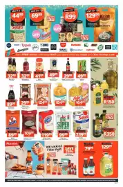 Checkers catalogue Page 13: Helios/Sunfoil Pure Sunflower Oil €164,99, Aunt Caroline Long Grain Parboiled Rice €124,99