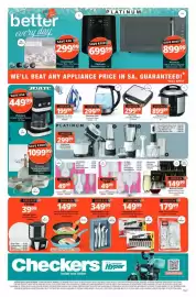 Checkers catalogue Page 17: Lav Misket Glassware €49,99, Energizer Max AA/AAA Alkaline Batteries €149,99