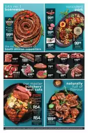 Checkers catalogue Page 2: Steakhouse Classic Beef Sirloin On The Bone/Man Sized T-Bone Steak €140,00