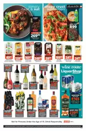 Checkers catalogue Page 5: Jägermeister Original/Orange Liqueur €319,99, Savanna Premium Dry/Angry Lemon Cider €285,00