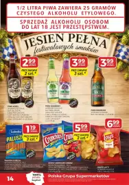 Top Market PSS Zgoda gazetka Strona 14: Piwo Somersby €3,99, Piwo Kozel €2,99