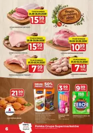 Top Market PSS Zgoda gazetka Strona 6: Kiełbasa Śląska Zero-E JBB €9,99, Parówki Skolimki Drobiowe JBB €3,99