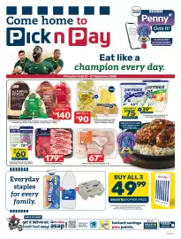Pick n Pay Liquor catalogue week 39 Page 1: PnP Fresh Chicken Braaipack €67,99, Lamb Champs Bulk Lamb Braai Chops €179,99