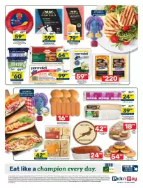 Pick n Pay Liquor catalogue week 39 Page 4: PnP Hotdog Rolls or Hamburger Buns €16,99, PnP Garlic Bread €24,99
