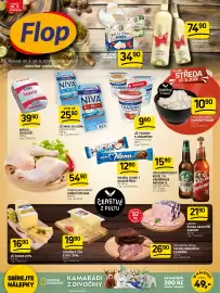 Flop leták týden 39 Strana 1: Orion Milena tyčinka, vybrané druhy 32g €12,90, JČ EIDAM 45% €16,90