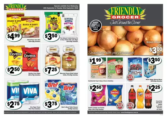 Friendly Grocer (valid until 22-09)