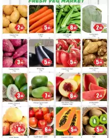Amber catalogue Page 5: 2.99 Potato Pak /Kg FRESH EG MARKET Carrot /Kg 5.99 3.99 Brinjal Big Kg 5.99 Sweet Potato /Kg 3.99