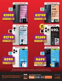 Shoprite catalogue Page 2: Samsung Galaxy A06 €1.799,00, Itel A90s 128GB €1.399,00
