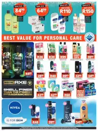 Checkers catalogue Page 14: DETTOL BATH SOAP €30,00, Rexona Shield Roll-On €40,00