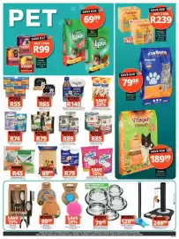 Checkers catalogue Page 19: Husky Dog Food €99,00, Marltons Dog Food Gravy 500ml & Dog Treats 500g €140,00