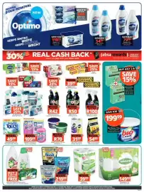 Checkers catalogue Page 21: Bio Classic Triple Concentrated Washing Powder €199,99, TWINSAVER ROLLER TOWELS €39,99