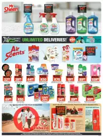 Checkers catalogue Page 23: Mortein Naturgard Automatic Control System All Variants €99,99, Mr. Sheen Tile Cleaner €34,99