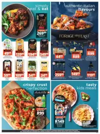 Checkers catalogue Page 5: Gourmade Cheese Sauce €34,99, Gourmade Malva Pudding €59,99