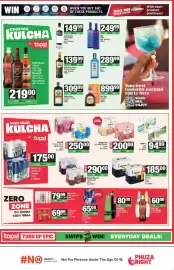 Spar catalogue Page 5: Brutal Fruit Sparkling Spritzer €200,00, Hunter's Iced Cane €94,99