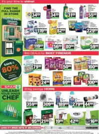 Spar catalogue Page 15: Baby Soft Toilet Tissue €119,99, Dreamies Cat Food Pouch Assorted €100,00