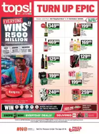 Spar catalogue Page 16: Strongbow Kix €199,00, Windhoek Premium Draught or Lager Cans €199,00