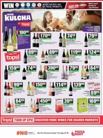 Spar catalogue Page 17: Krone Cap Classique €390,00, Franschoek Cellar €84,99