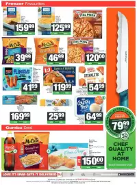 Spar catalogue Page 11: Rainbow Simply Chicken Crumbed Steaklets €54,99, Dine-In Macaroni & Cheese €125,99