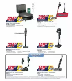 Volantino Trony settimana 38 Pagina 13: Dyson scopa elettrica cordless €399,50, LG Scopa elettrica cordless A9KCORE3S €149,95