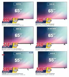 Volantino Trony settimana 38 Pagina 17: Samsung Smart OLED 55" UHD €599,50, Sony Smart TV OLED 55" UHD €599,50