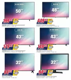 Volantino Trony settimana 38 Pagina 19: Samsung Smart TV QLED 43" UHD €179,95, TCL TV LED 32" 32S49K €84,95