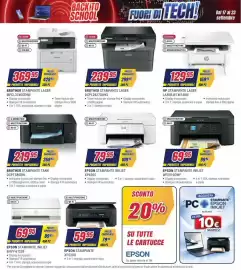 Volantino Trony settimana 38 Pagina 30: Brother stampante tank DCPT580DW €219,95, Epson stampante inkjet XP4205 €79,95